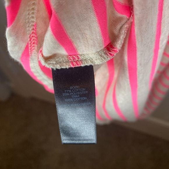 Express striped Drop Waist dress with top pocket detail - Picture 6 of 7